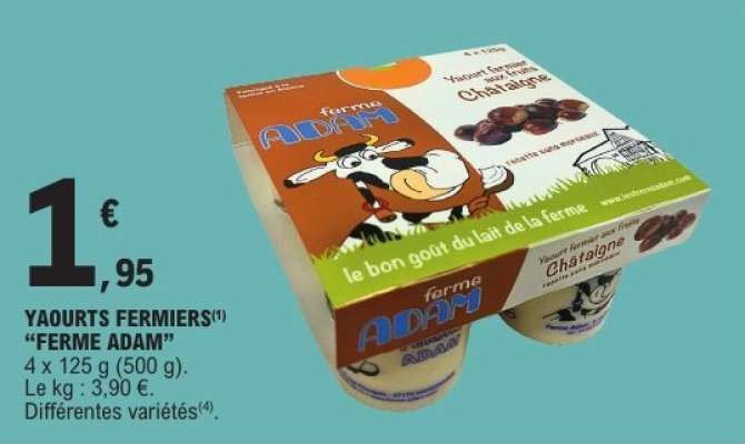 YAOURTS FERMIERS "FERME ADAM"