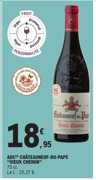 AOC CHÂTEAUNEUF-DU-PAPE “VIEUX CHEMIN”