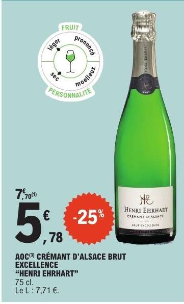 AOC Crémant d'Alsace Brut Excellence 'Henri Ehrhart'