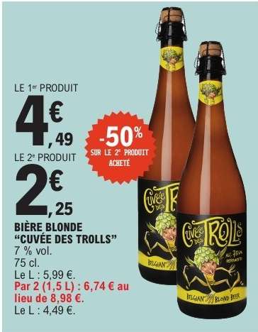 Bière Blonde Cuvée Des Trolls*