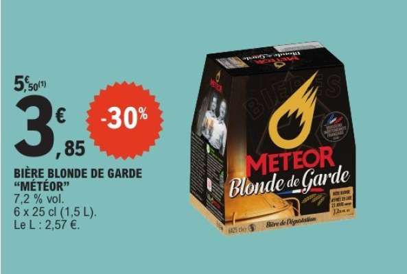 BIÈRE BLONDE DE GARDE 'METEOR'