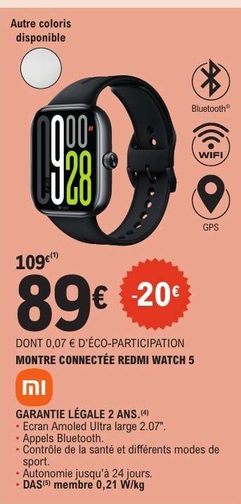 MONTRE CONNECTÉE REDMI WATCH 5