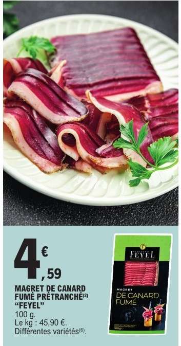 MAGRET DE CANARD FUMÉ PRÉTRANCHÉ "FEYEL"