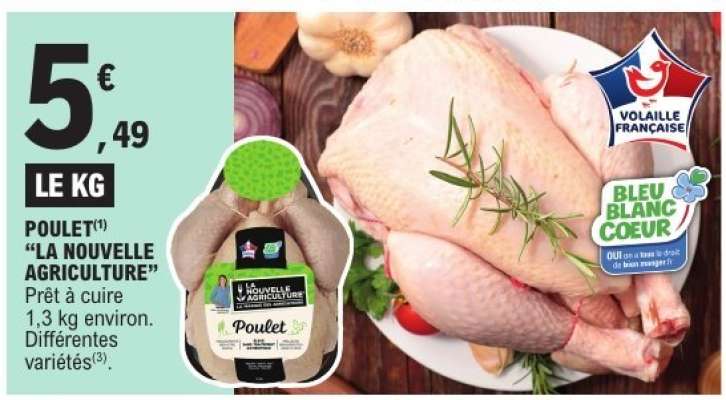 Poulet "La Nouvelle Agriculture"