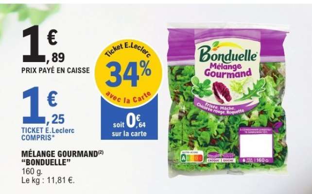 MÉLANGE GOURMAND "BONDUELLE"