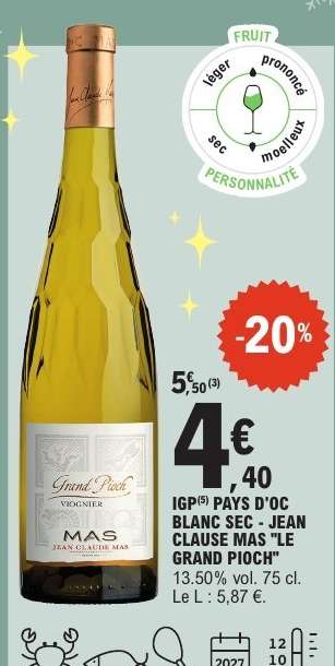 MAS Jean Clause Mas 'Le Grand Pioch'