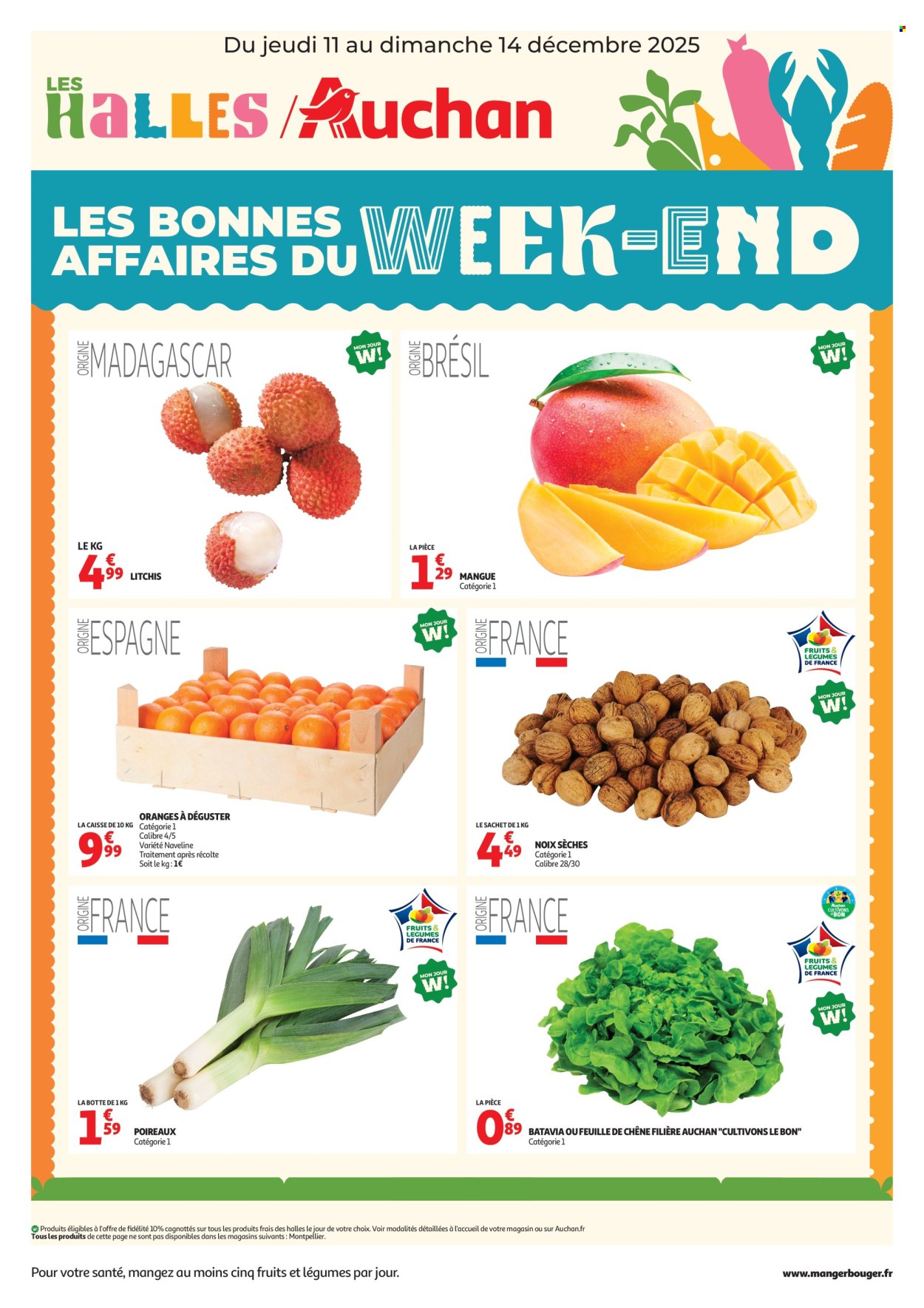 Catalogue Auchan - 11/12/2025 - 14/12/2025. Page 1
