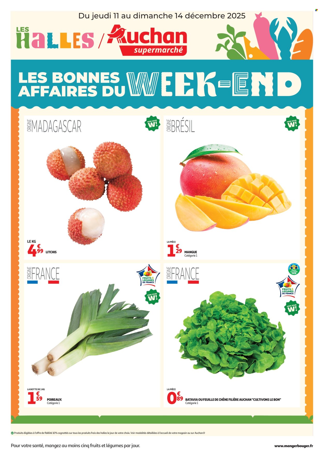 Catalogue Auchan - 11/12/2025 - 14/12/2025. Page 1