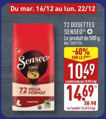 72 Dosettes Senseo
