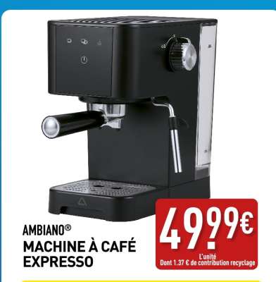 AMBIANO® MACHINE À CAFÉ EXPRESSO