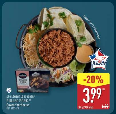ST-CLÉMENT LE BOUCHER® PULLED PORK