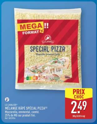 LE CAVALIER® MELANGE RÂPÉ SPÉCIAL PIZZA