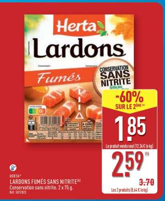 Herta Lardons Fumés Sans Nitrite