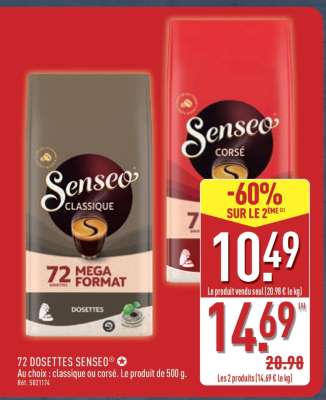 72 Dosettes Senseo