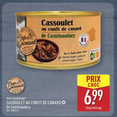 Cassoulet au confit de canard