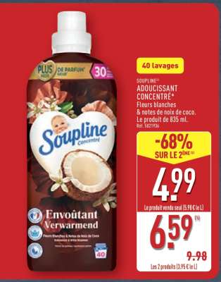 SOUPLINE Adoucissant concentré
