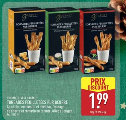 Torsades Feuilletées Pur Beurre