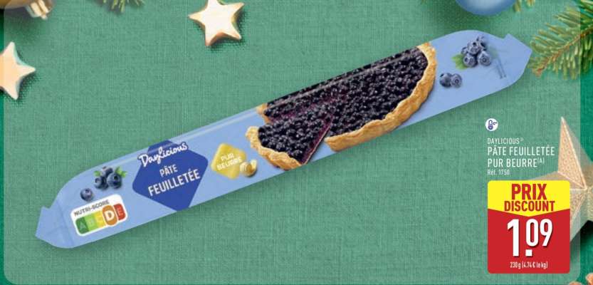 Pâte feuilletée pur beurre