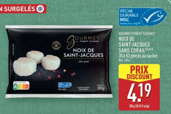 Noix de Saint-Jacques Sans Corail