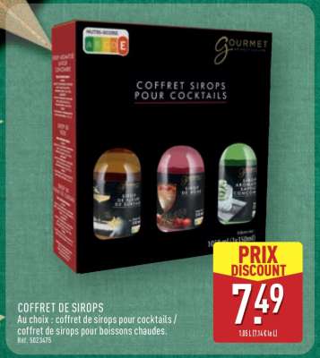 COFFRET DE SIROPS