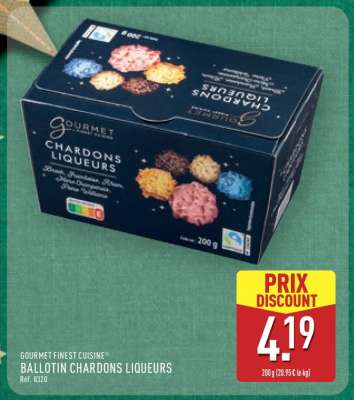 Ballotin Chardons Liqueurs