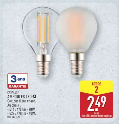 CASALUX® AMPOULES LED