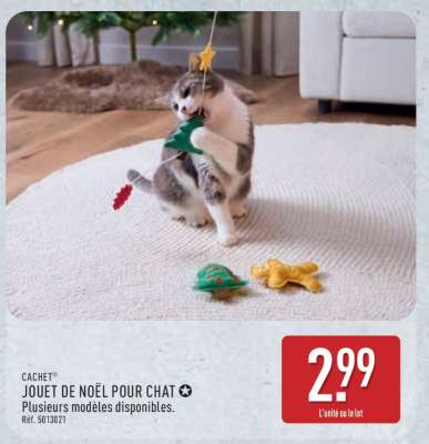 JOUET DE NOËL POUR CHAT
