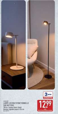 LAMPE LED MULTIFONCTIONNELLE SUR BATTERIE