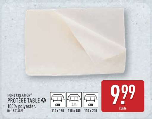 HOME CREATION® PROTÈGE TABLE