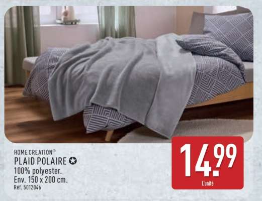 HOME CREATION® PLAID POLAIRE