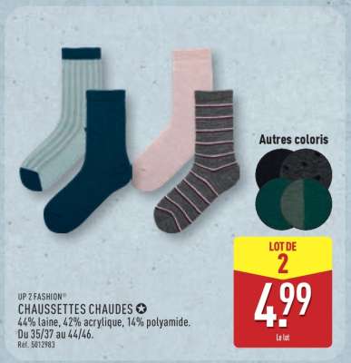 Chaussettes Chaudes