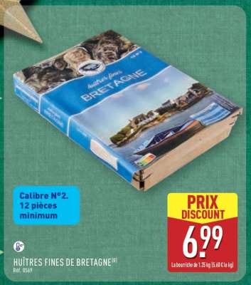 Huîtres Fines De Bretagne