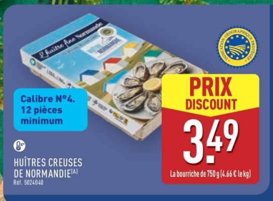 HUÎTRES CREUSES DE NORMANDIE