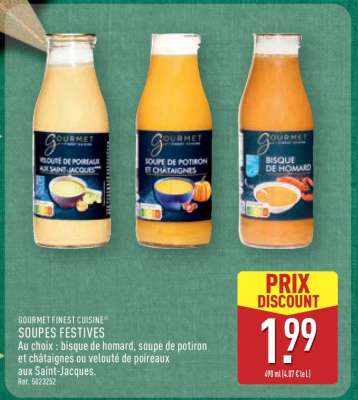 GOURMET FINEST CUISINE SOUPES FESTIVES