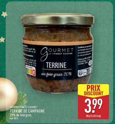 GOURMET FINEST CUISINE® TERRINE DE CAMPAGNE