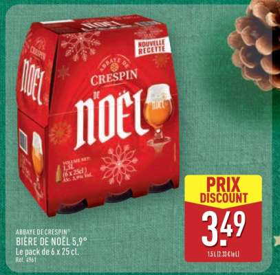 BIÈRE DE NOËL 5,9°