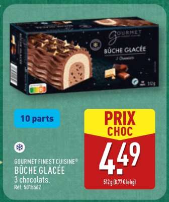 GOURMET FINEST CUISINE BÛCHE GLACÉE
