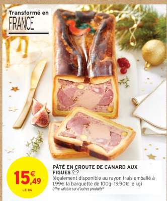 PÂTÉ EN CROUTE DE CANARD AUX FIGUES