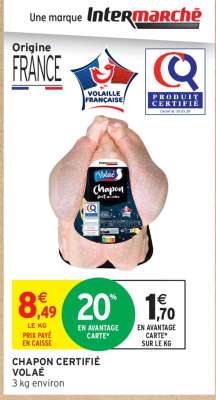 CHAPON CERTIFIÉ VOLAILLE