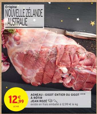 AGNEAU : GIGOT ENTIER OU GIGOT ** À RÔTIR JEAN ROZÉ
