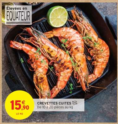 CREVETTES CUITES