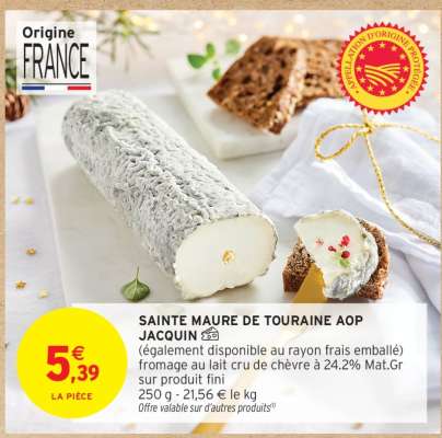 SAINTE MAURE DE TOURAINE AOP JACQUIN