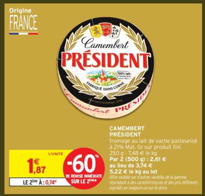 Camembert Président