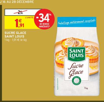 Sucre Glace Saint Louis