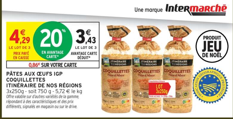PÂTES AUX ŒUFS IGP COQUILLETTES ITINÉRAIRE DE NOS RÉGIONS