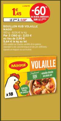 BOUILLON KUB VOLAILLE