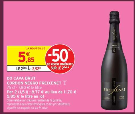DO Cava Brut Cordon Negro Freixenet