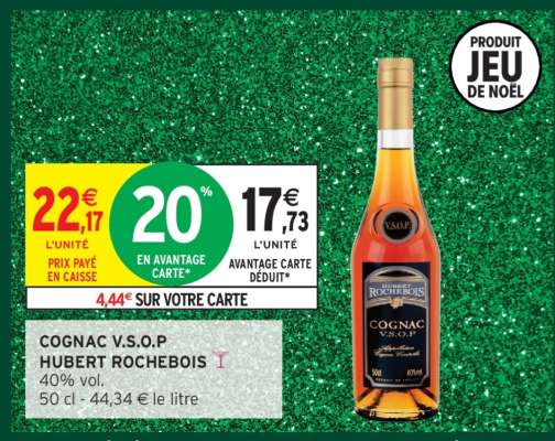 COGNAC V.S.O.P HUBERT ROCHEBOIS