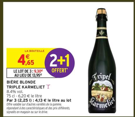 BIÈRE BLONDE TRIPLE KARMELIET