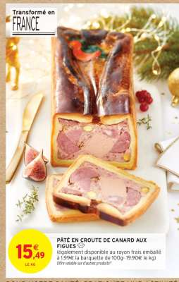 PÂTÉ EN CROUTE DE CANARD AUX FIGUES